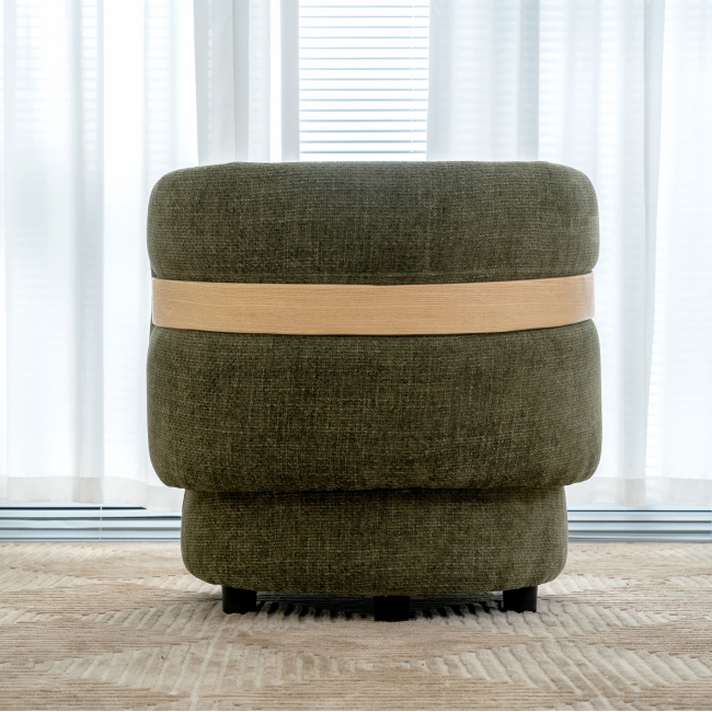 Arden Accent Chair - compact accent chair for adding personality to any room | Image 6 | InSTYLE Home & Rugs