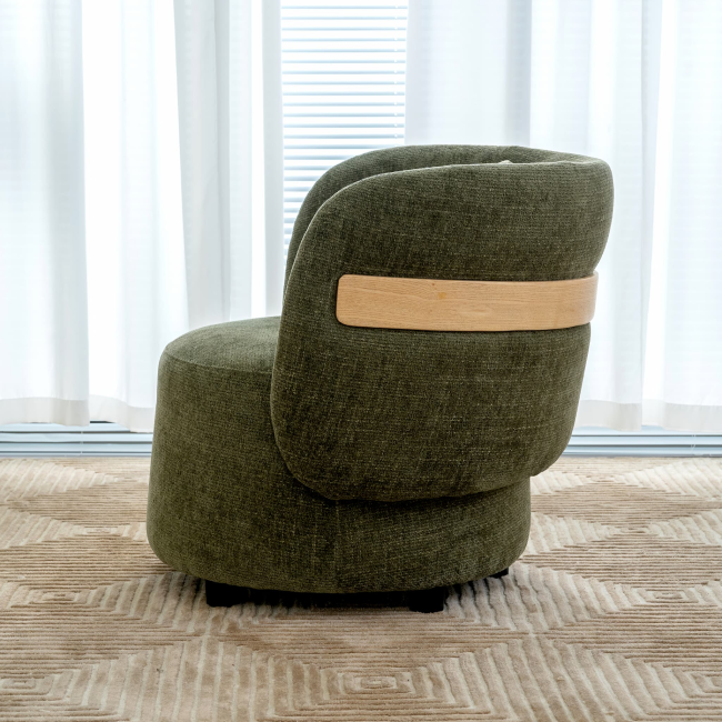 Arden Accent Chair - compact accent chair for adding personality to any room | Image 7 | InSTYLE Home & Rugs