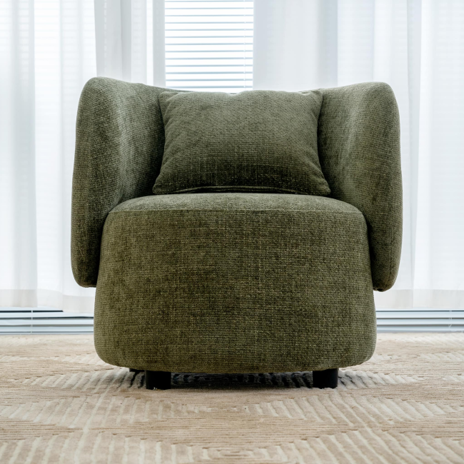 Arden Accent Chair - compact accent chair for adding personality to any room | Image 4 | InSTYLE Home & Rugs
