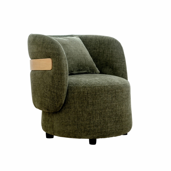 Arden Accent Chair - compact accent chair for adding personality to any room | Image 1 | InSTYLE Home & Rugs