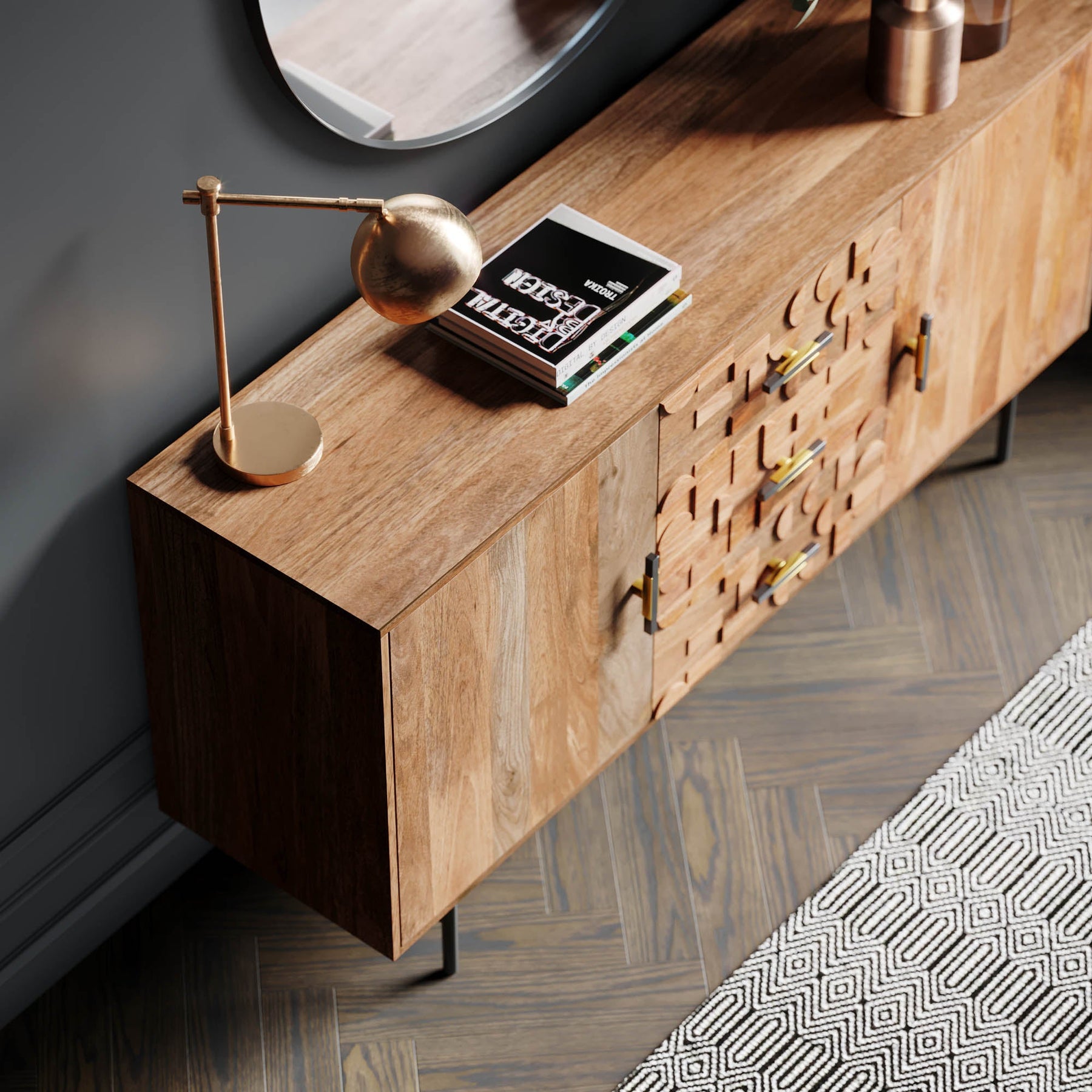 Arithmetic Sideboard - sleek sideboard for storage | Image 9 | InSTYLE Home & Rugs