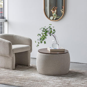 Fleur Chair — Curved Upholstered Lounge Chair - curved upholstered lounge chair with a flowing silhouette | Image 2 | InSTYLE Home & Rugs