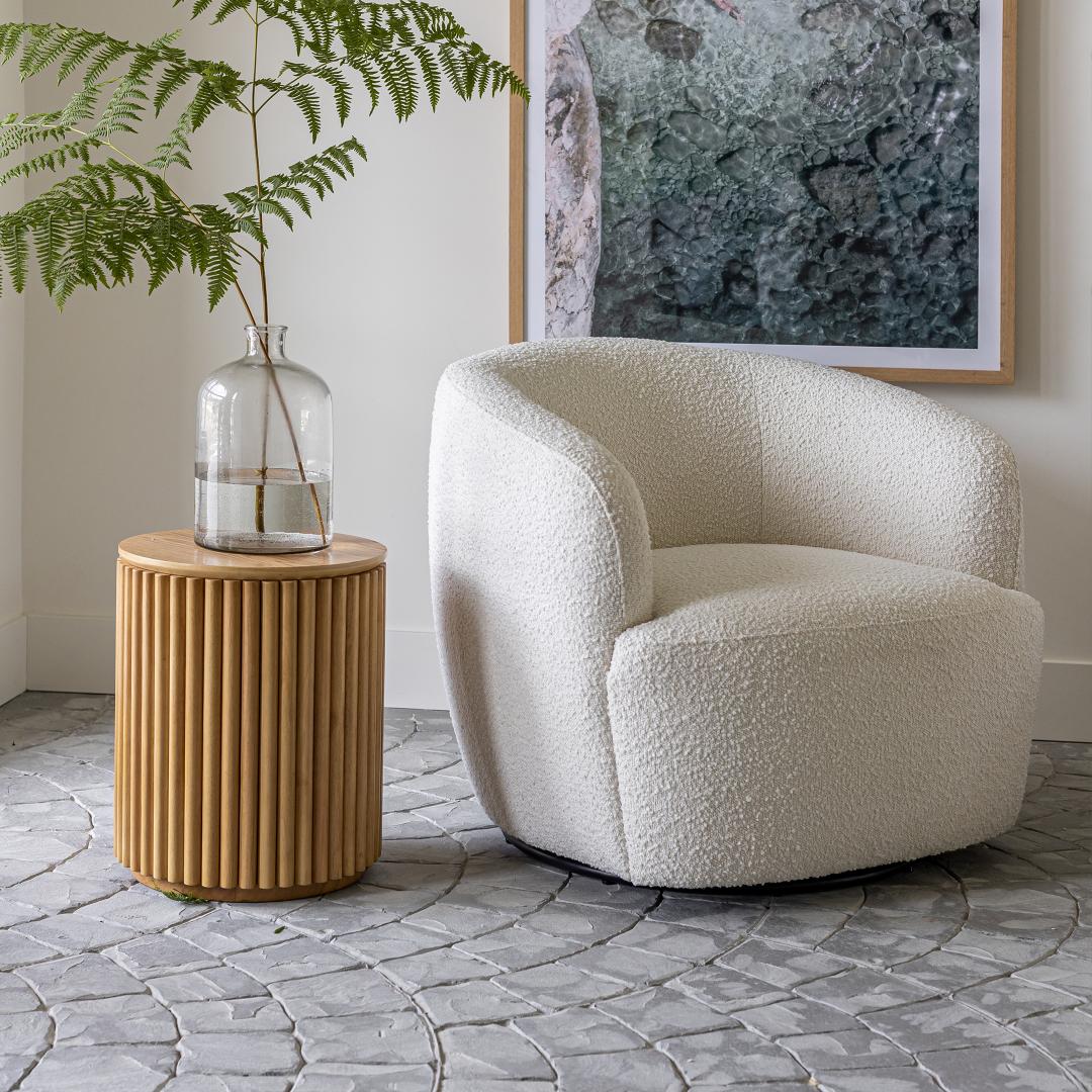 Aspen Swivel Chair - comfortable seating for dining and office spaces | Image 4 | InSTYLE Home & Rugs
