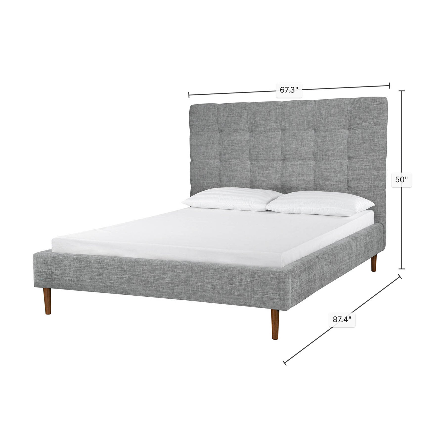 Audrey Queen Bed - comfortable bed for restful sleep | Image 3 | InSTYLE Home & Rugs