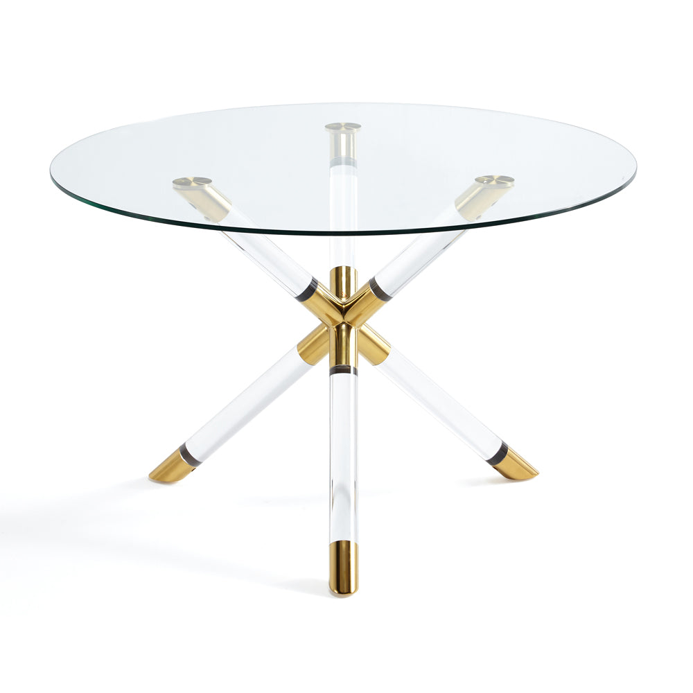 PALOMA DINING TABLE GY-DT-C004 GOLD dia1200*H750mm - stylish dining tables for gatherings | Image 1 | InSTYLE Home & Rugs