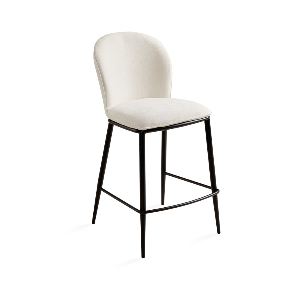 Angie Counter Chair Silex ivory fabric | InSTYLE Home & Rugs