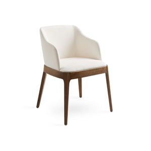 ANTONIA Dining Chair GY-DC-2525 Silex Ivory fabric - comfortable dining experience | Image 1 | InSTYLE Home & Rugs