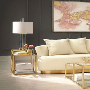 MULTI-LEVEL GY-ET-8166BG Brushed Gold End Table W60*D40*H60CM - available in various materials and finishes | Image 1 | InSTYLE Home & Rugs