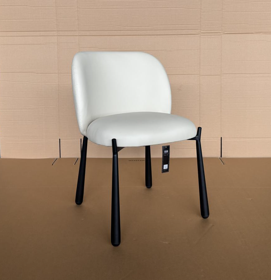 Arlo dining chair GY-DC-765 Taupe PU color - elegant seating for dining areas | Image 2 | InSTYLE Home & Rugs