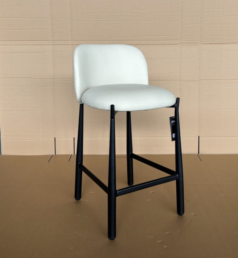 Arlo counter chair GY-COU-767 Taupe PU color - modern bar stool with adjustable height for flexible seating | Image 2 | InSTYLE Home & Rugs