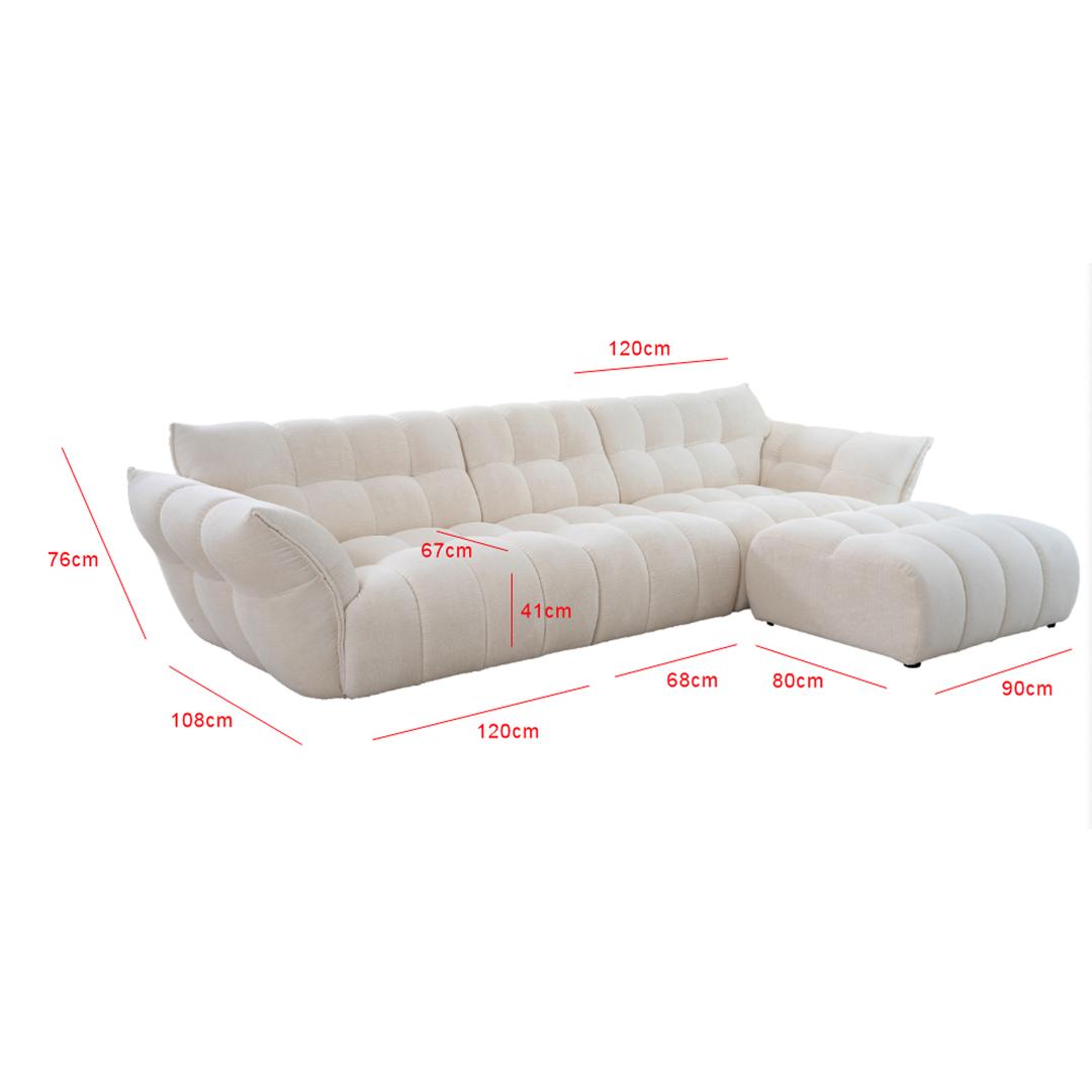 Atlas Modular Sectional Left Arm - customizable to fit your space and seating needs | Image 6 | InSTYLE Home & Rugs