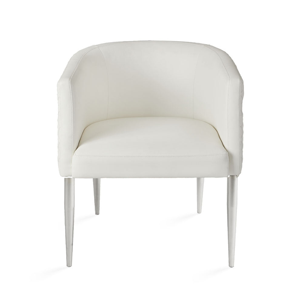 Anastasia Chair White - modern white chair | Image 1 | InSTYLE Home & Rugs