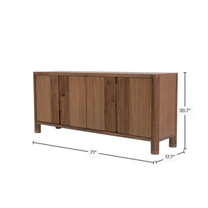 Barolo 4 Door Sideboard - sleek sideboard for storage | Image 3 | InSTYLE Home & Rugs
