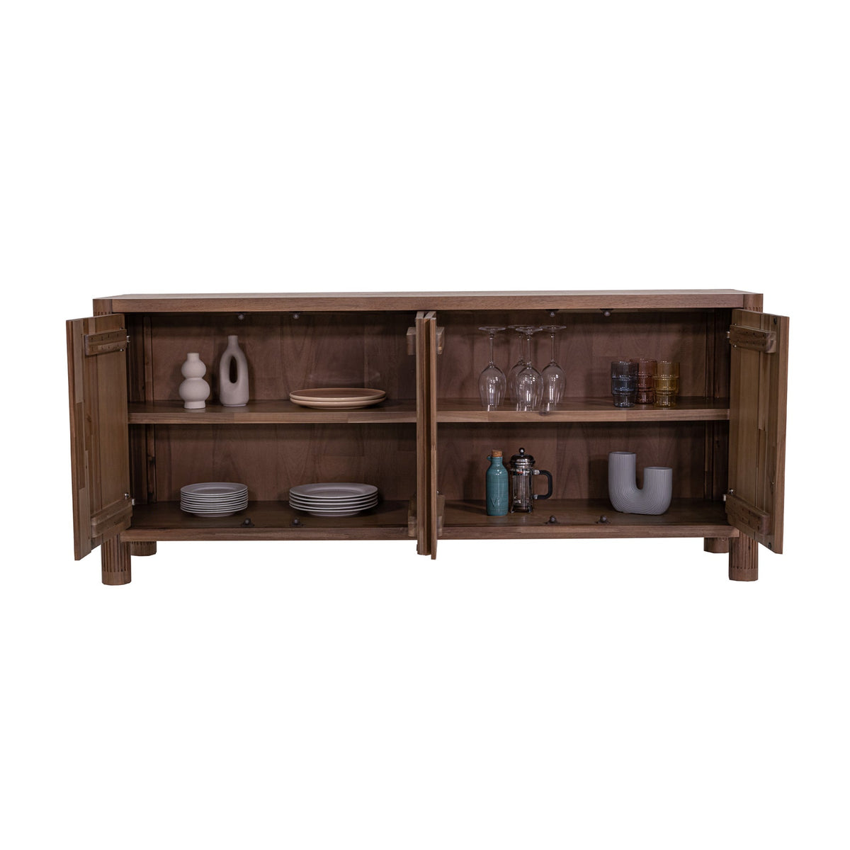 Barolo 4 Door Sideboard - sleek sideboard for storage | Image 6 | InSTYLE Home & Rugs