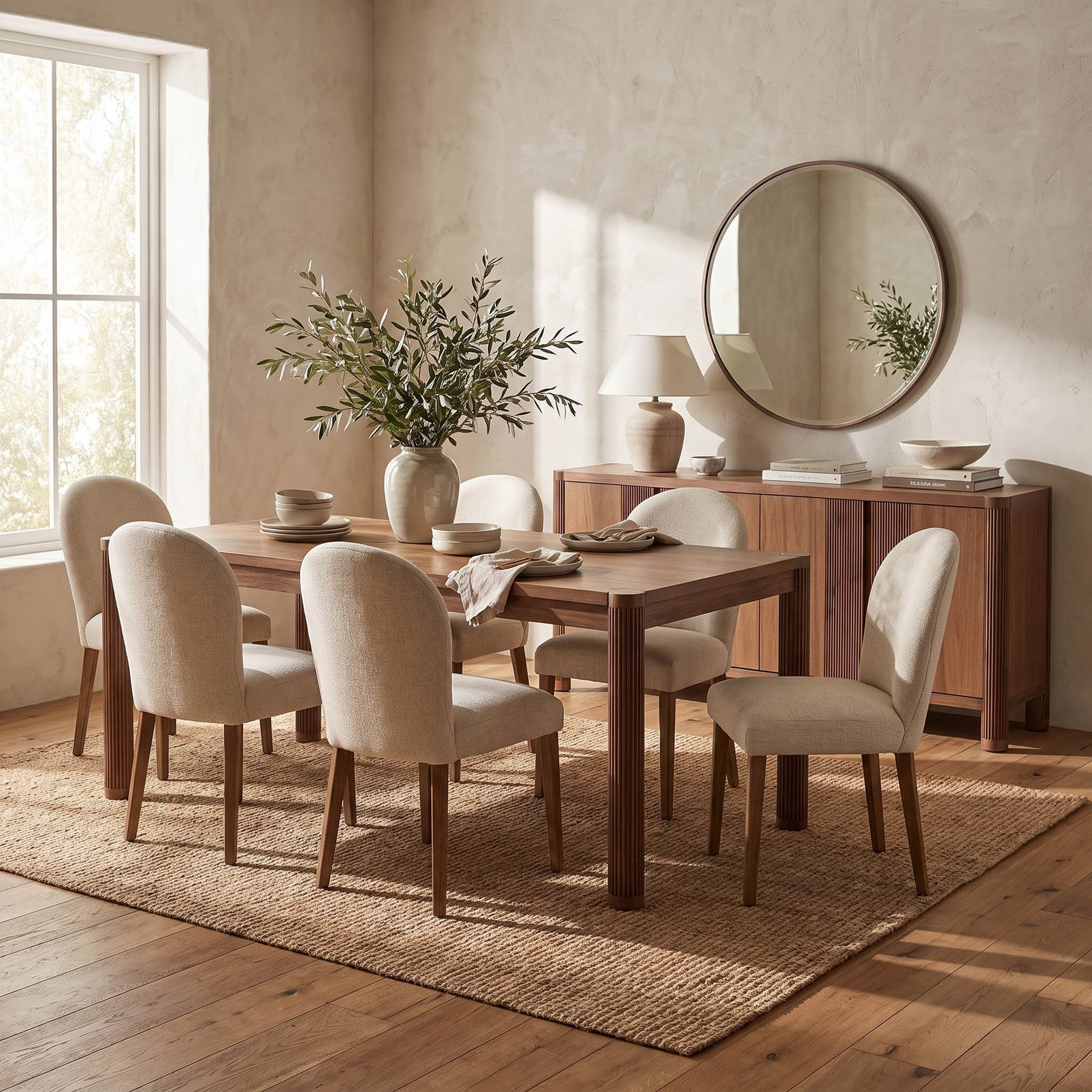 Barolo Dining Table 63" - stylish chairs for any table | Image 2 | InSTYLE Home & Rugs
