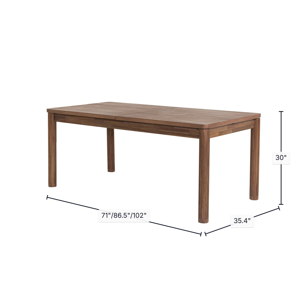 Barolo Extension Dining Table 71/102" - comfortable dining experience | Image 3 | InSTYLE Home & Rugs
