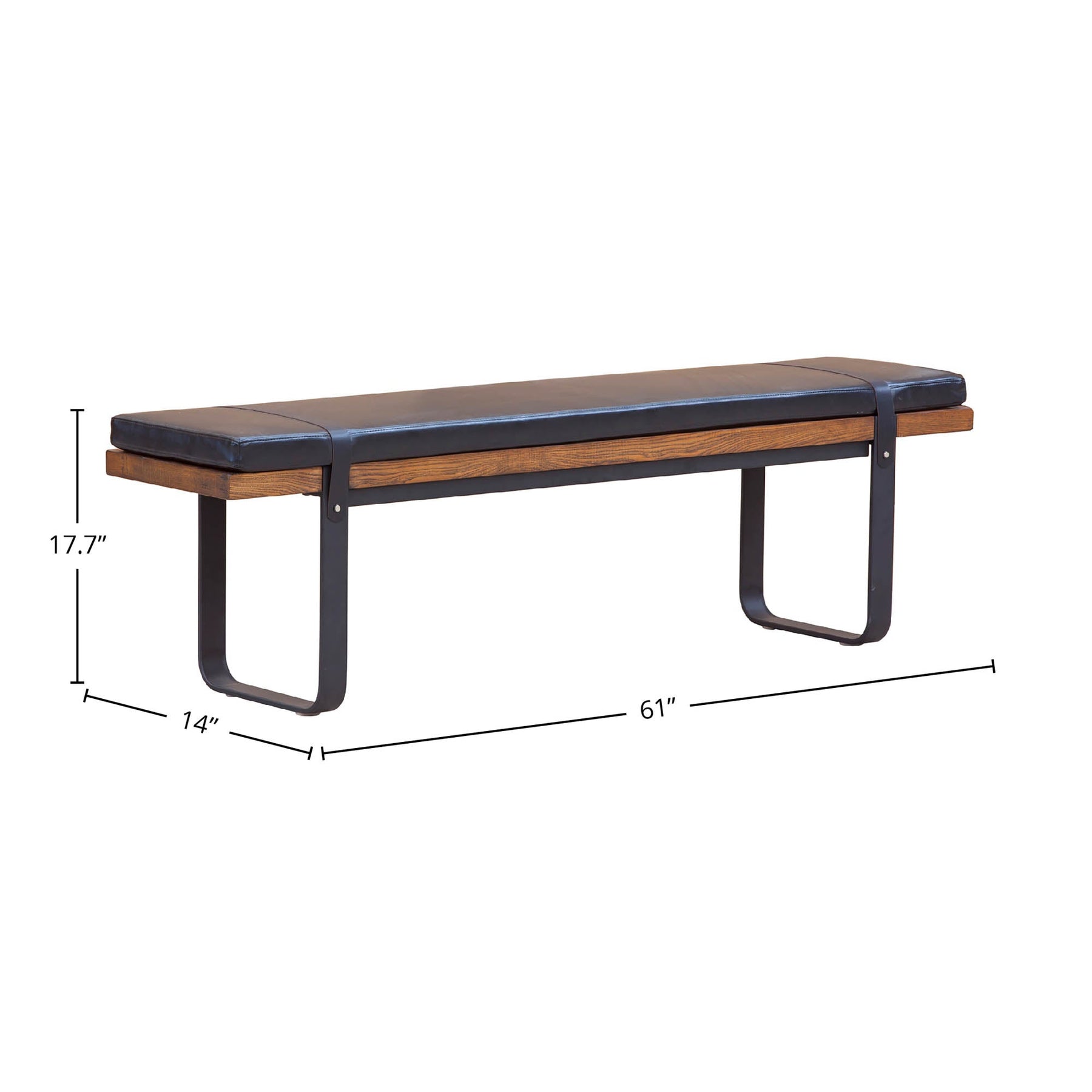Brooklyn Upholstered Bench - perfect for entryways or patios | Image 3 | InSTYLE Home & Rugs