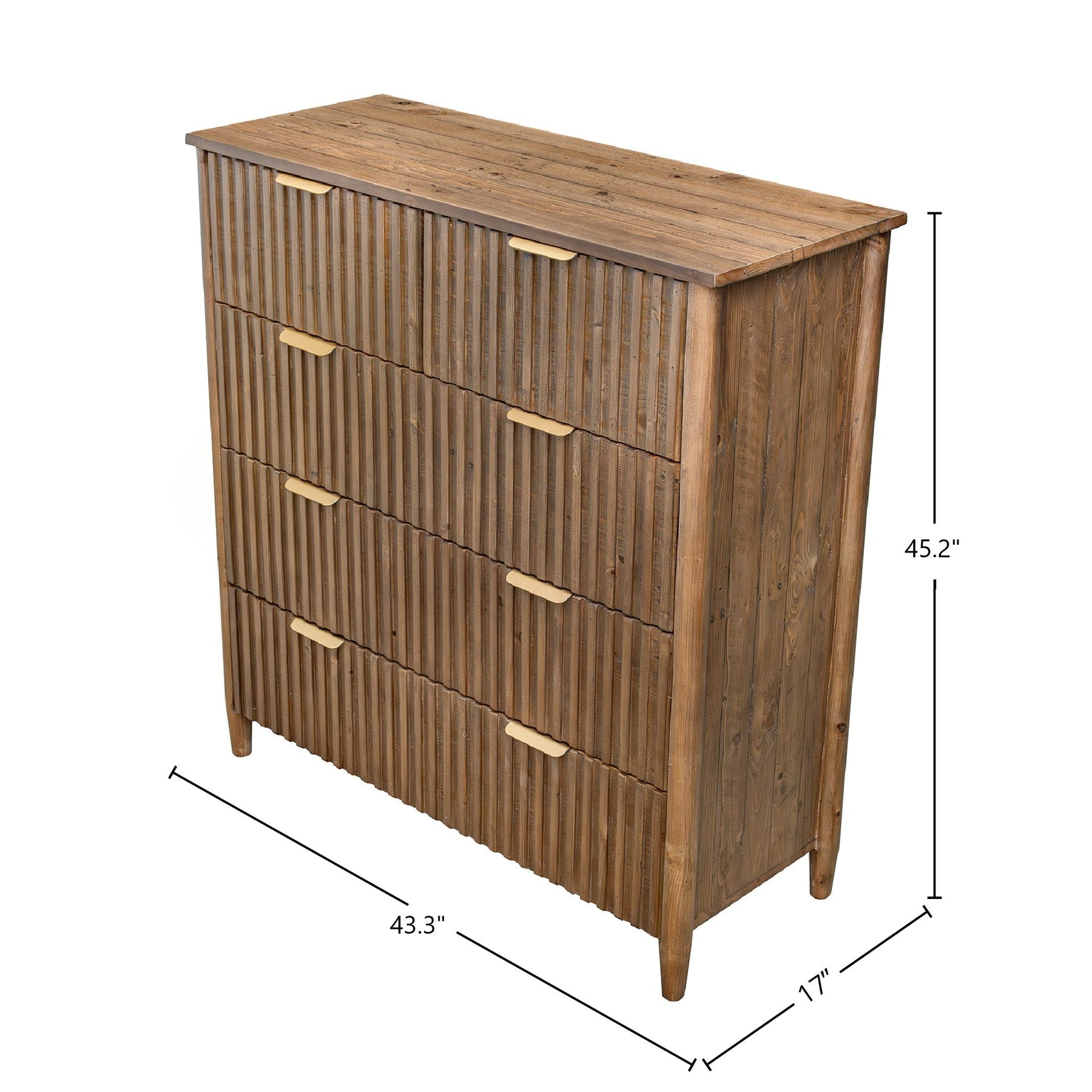 Britanica 5 Drawer Chest - versatile drawer unit for office, bedroom, or living space | Image 3 | InSTYLE Home & Rugs