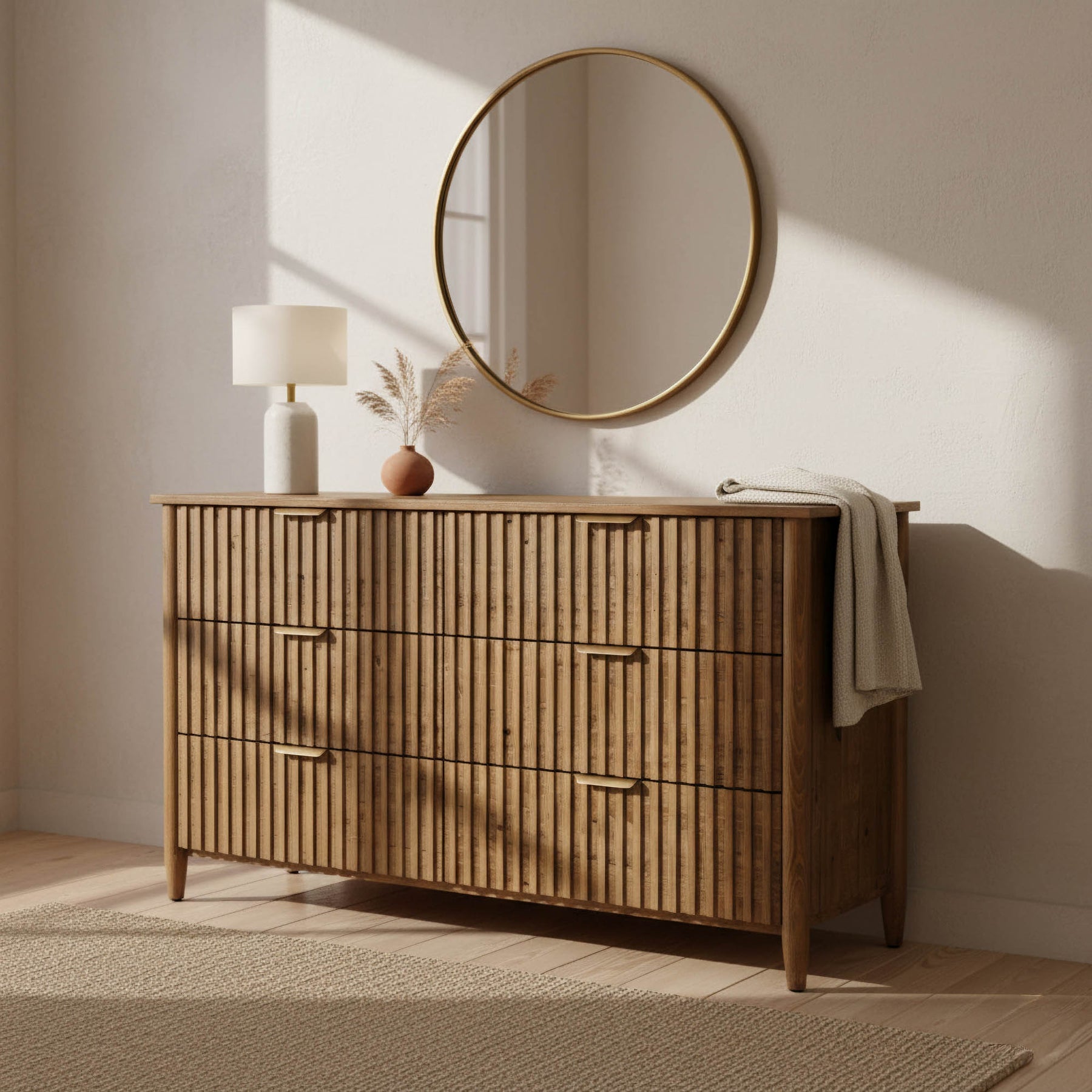 Britanica 6 Drawer Dresser - sleek storage solutions for bedrooms | Image 2 | InSTYLE Home & Rugs
