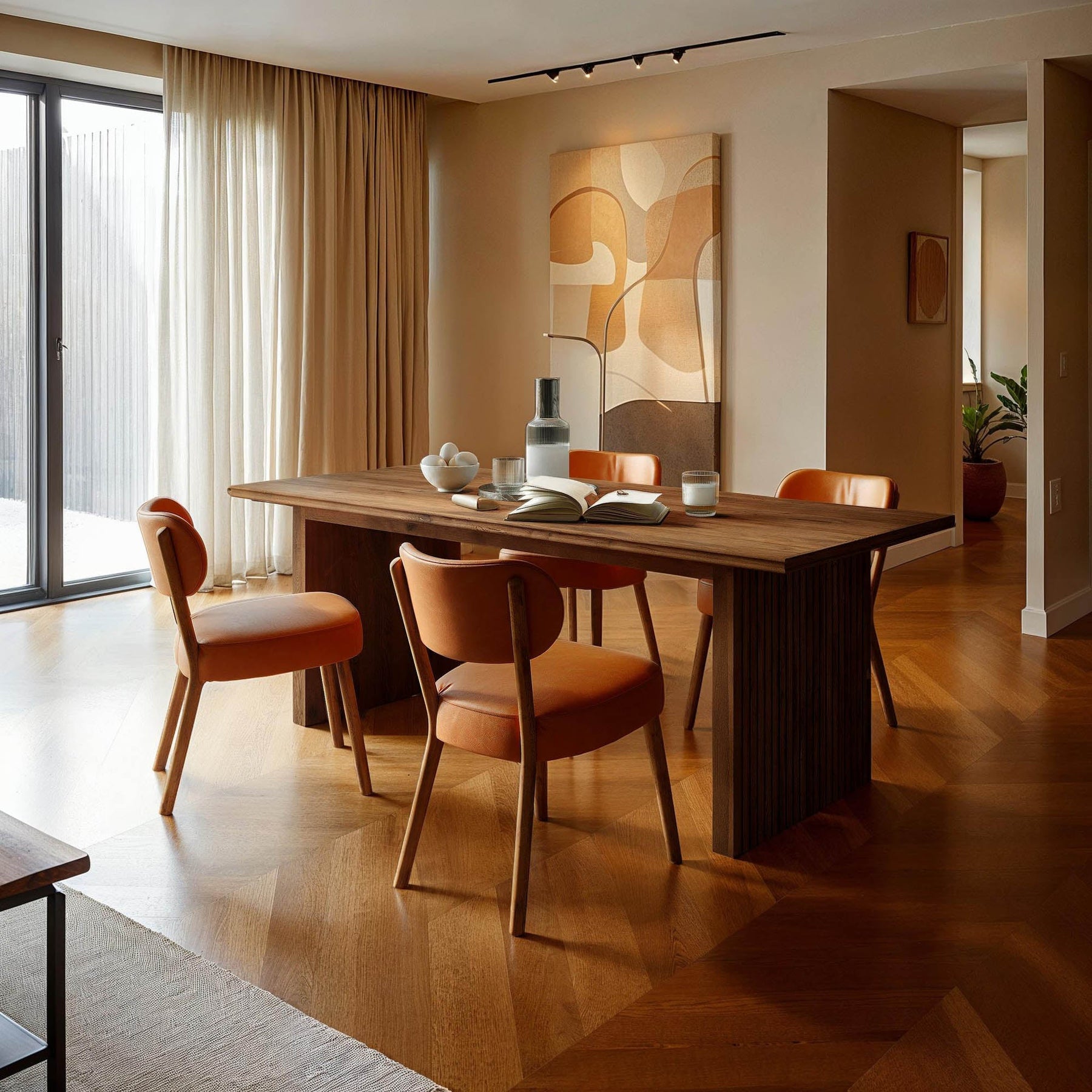 Britanica Dining Table - elegant seating for dining areas | Image 2 | InSTYLE Home & Rugs