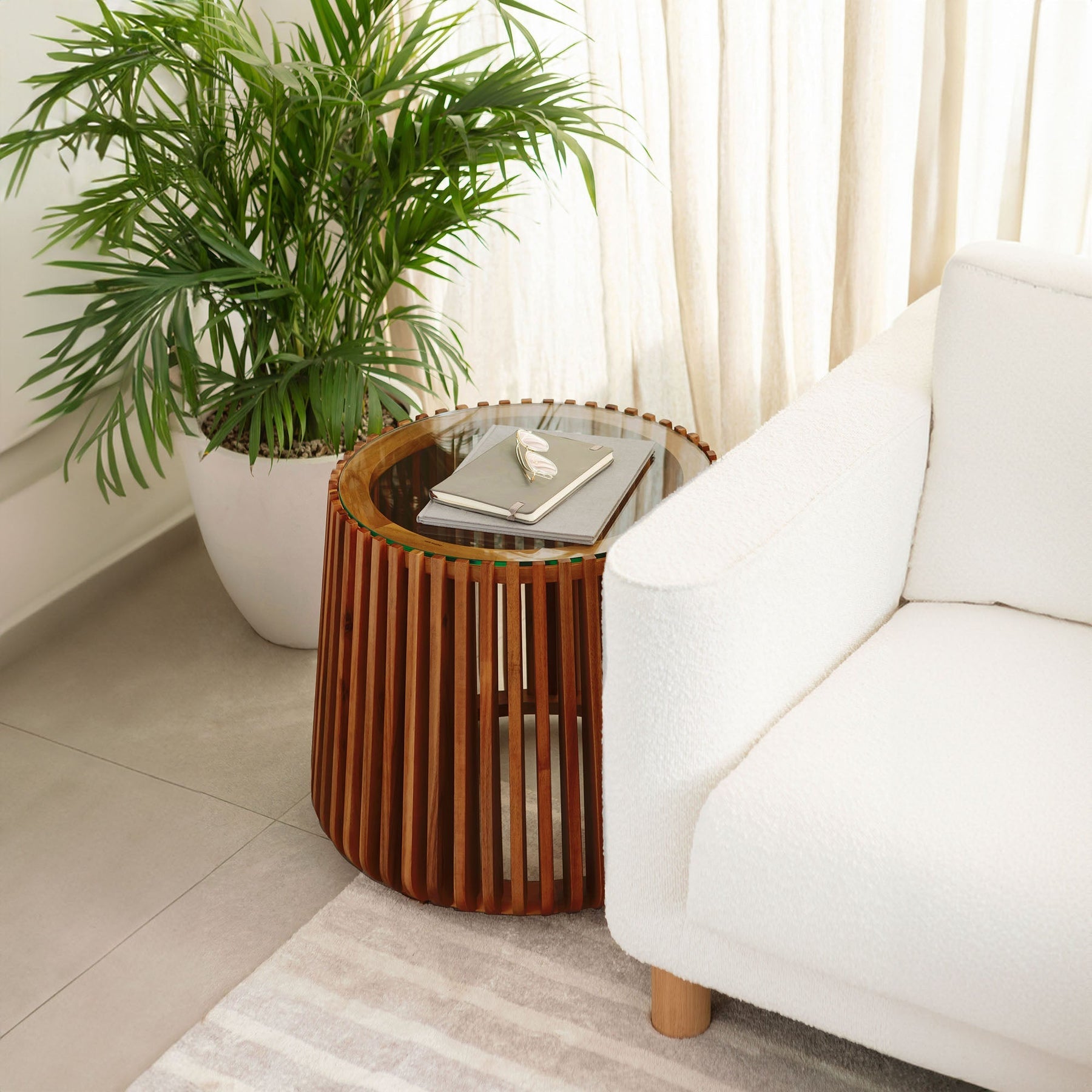 Bungalow Side Table - chic and functional side table for your living room | Image 2 | InSTYLE Home & Rugs