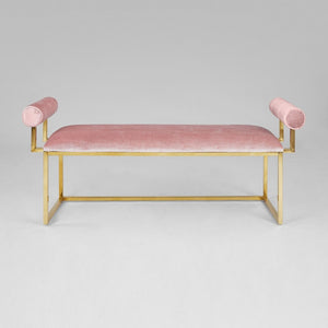 Serena Bench Gold - stylish bench for any space | Image 2 | InSTYLE Home & Rugs