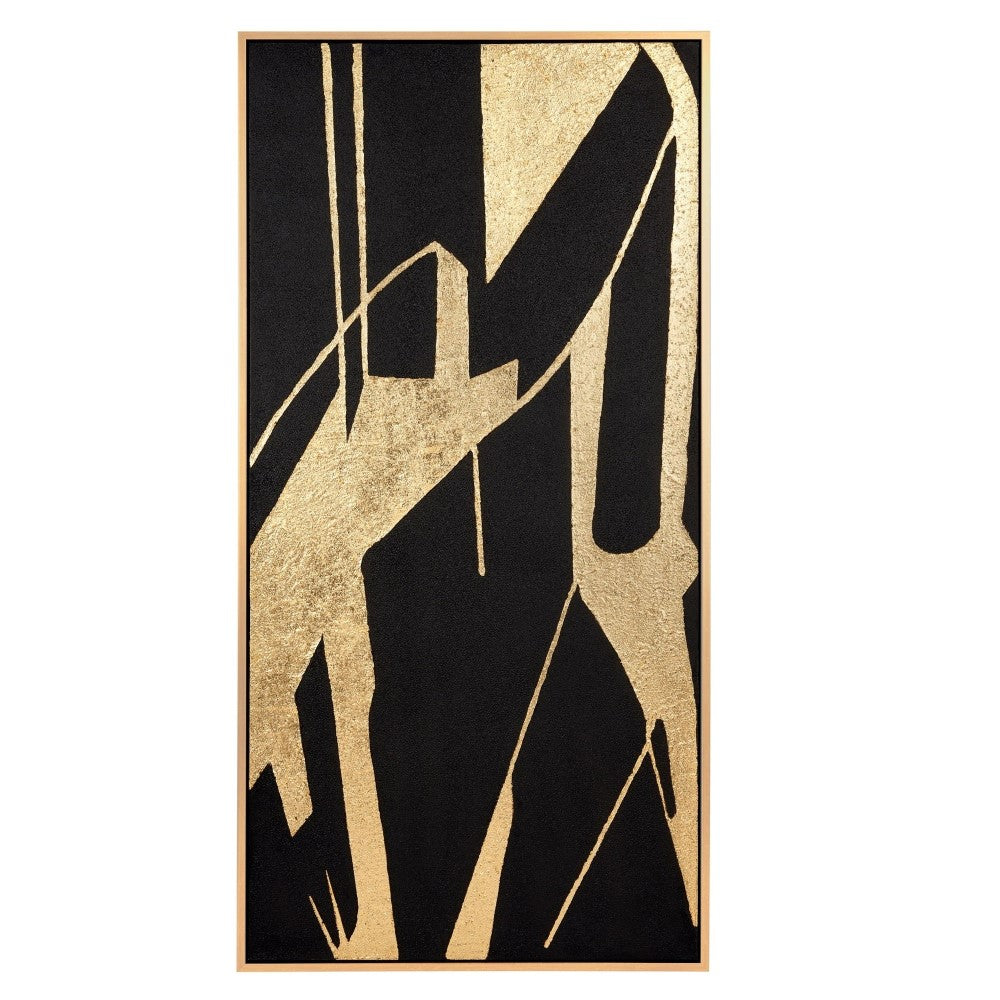 Wall Art Black Gold - modern black & gold wall art | Image 1 | InSTYLE Home & Rugs