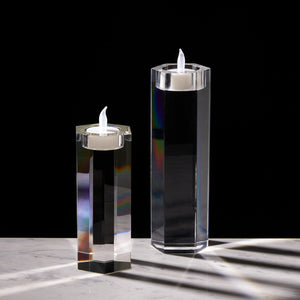 Acrylic Hexagonal Candle Holders (set Of 2) GY-2918 - wide range of home decor items to enhance your living space | Image 2 | InSTYLE Home & Rugs