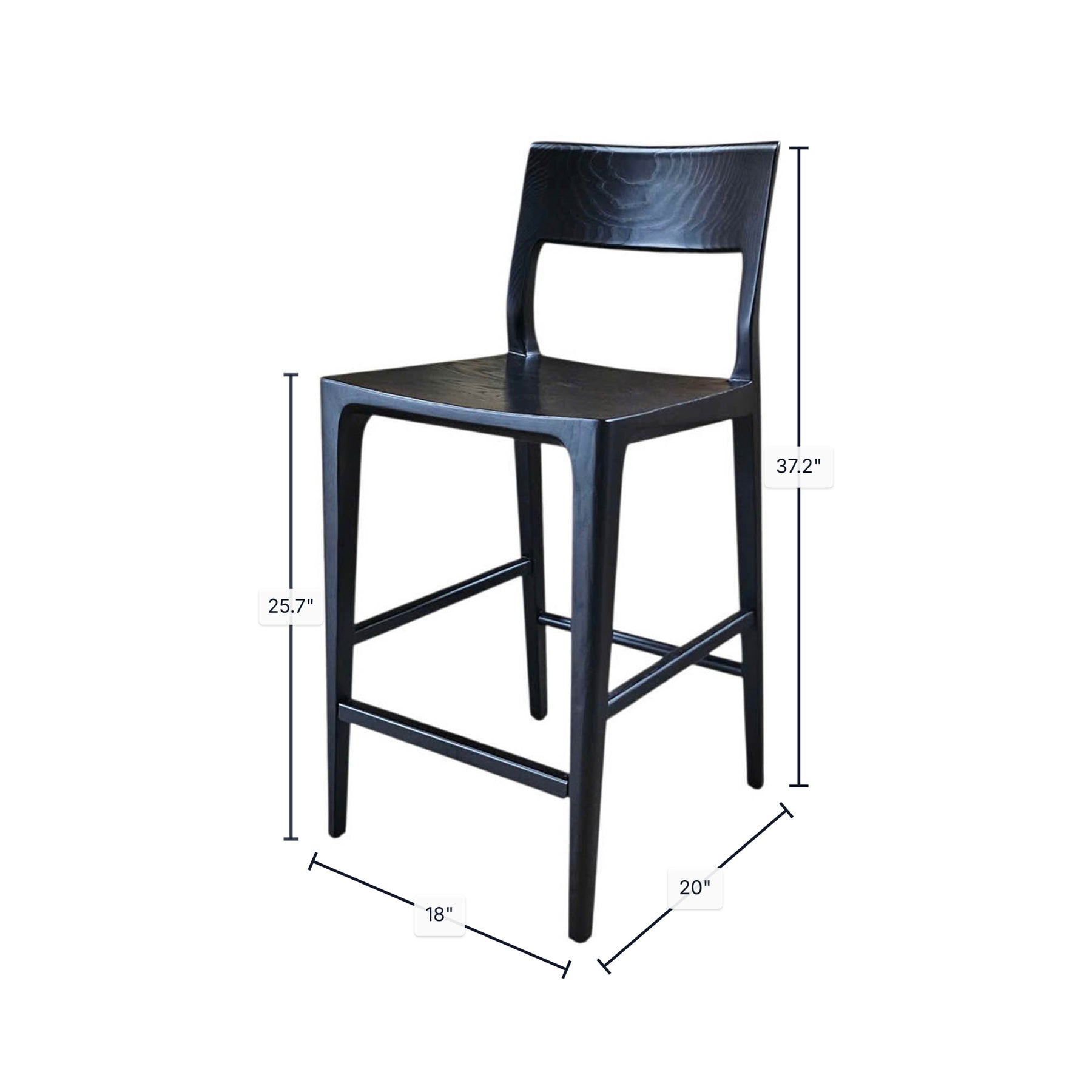 Catania Counter Stool - perfect for modern counters | Image 3 | InSTYLE Home & Rugs