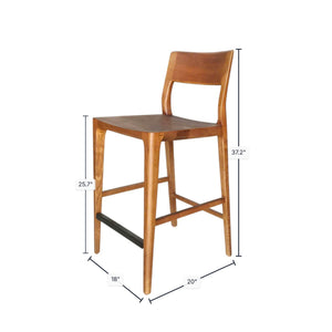 Catania Counter Stool - sleek stools for kitchen bars | Image 3 | InSTYLE Home & Rugs