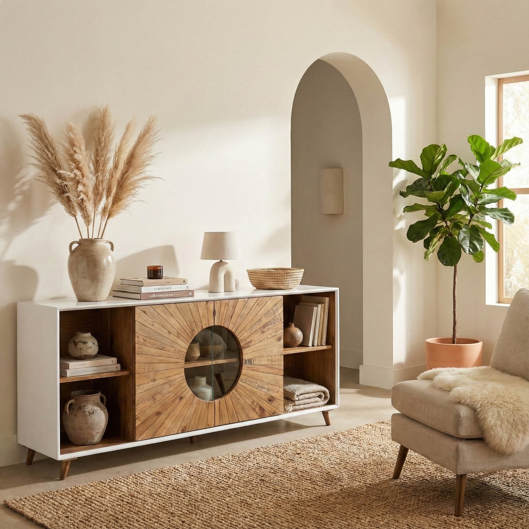 Casablanca Sideboard - sleek sideboard for storage | Image 2 | InSTYLE Home & Rugs
