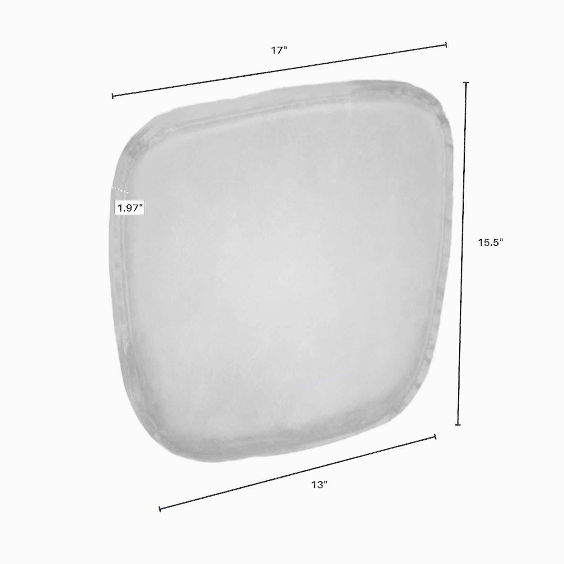 Metal Crossback Chair with White Seat Cushion - variety of styles from classic to contemporary | Image 5 | InSTYLE Home & Rugs