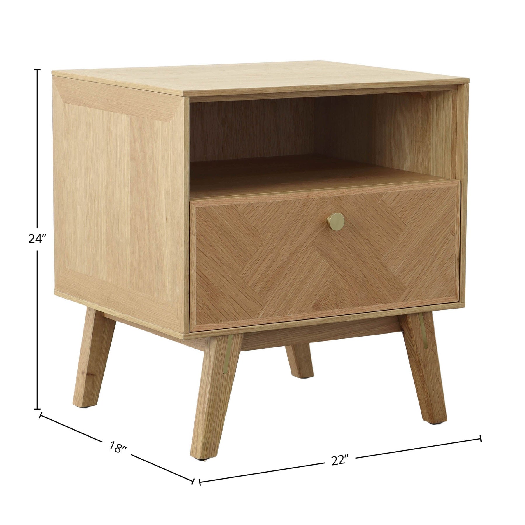 Colton Nightstand - compact nightstand with style | Image 3 | InSTYLE Home & Rugs