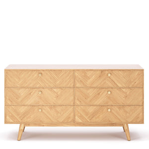 Colton 6 Drawer Dresser - stylish dresser with modern flair | Image 10 | InSTYLE Home & Rugs