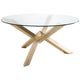 COSTA DINING TABLE - Gold - Small