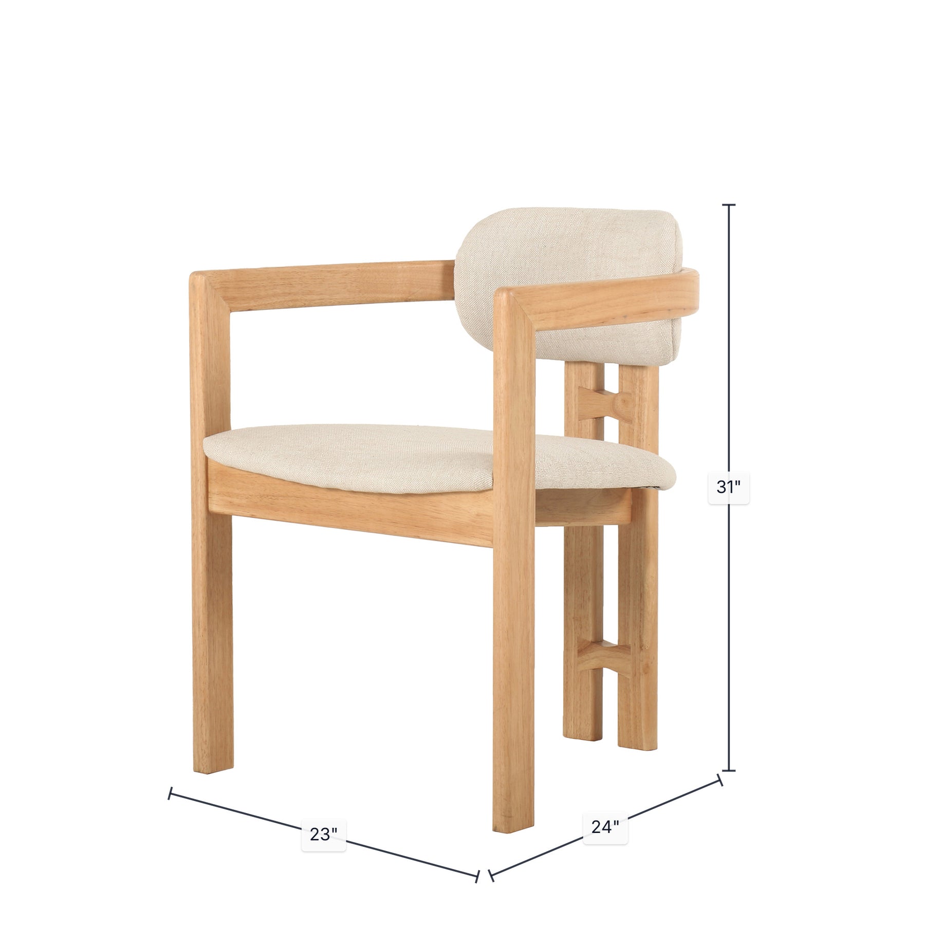 Monterrey Dining Chair - comfortable dining experience | Image 3 | InSTYLE Home & Rugs