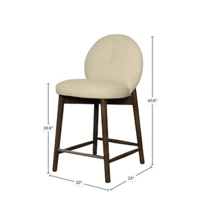Petite Counter Stool - sleek stools for kitchen bars | Image 2 | InSTYLE Home & Rugs