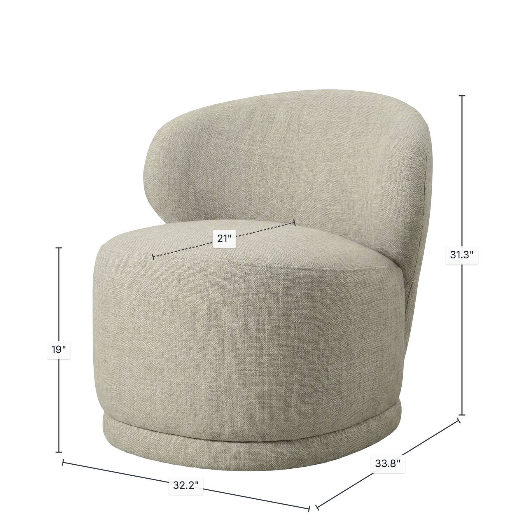 Rollo Club Chair - durable construction for long-lasting use | Image 3 | InSTYLE Home & Rugs