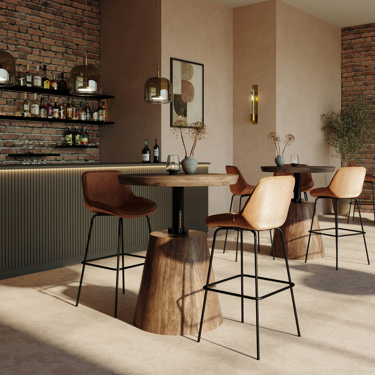 Bronx Crank Bistro Table - perfect for hallway decor | Image 8 | InSTYLE Home & Rugs