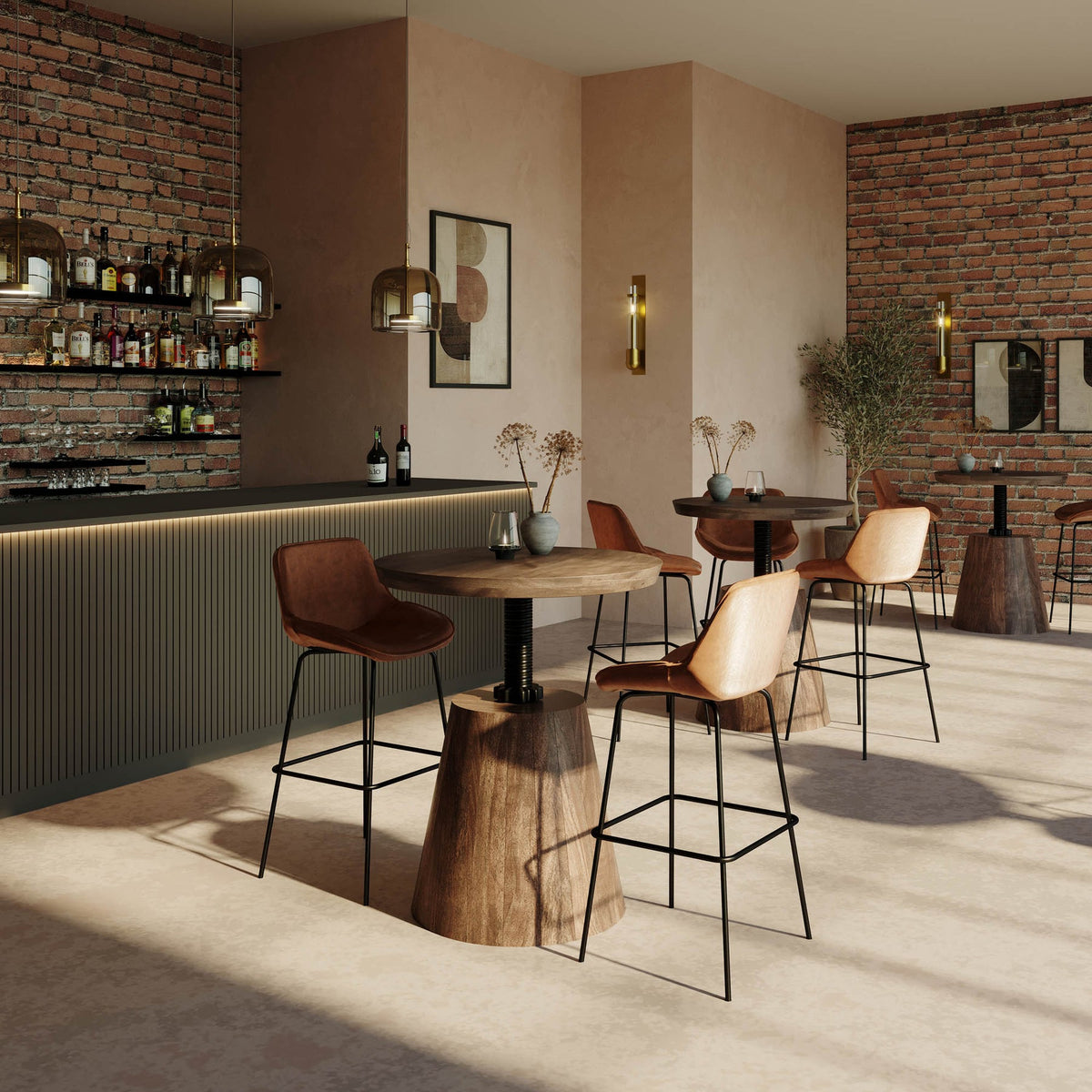 Bronx Crank Bistro Table - perfect for hallway decor | Image 9 | InSTYLE Home & Rugs