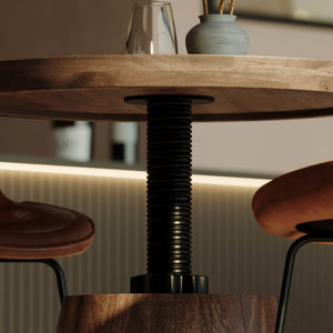 Bronx Crank Bistro Table - perfect for hallway decor | Image 17 | InSTYLE Home & Rugs