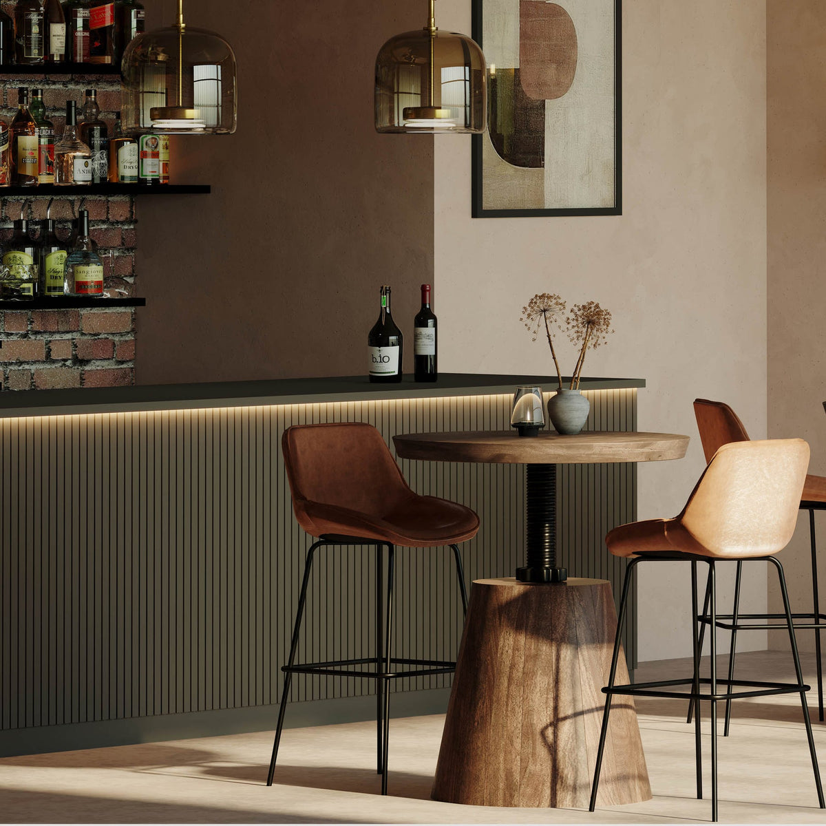 Bronx Crank Bistro Table - perfect for hallway decor | Image 12 | InSTYLE Home & Rugs