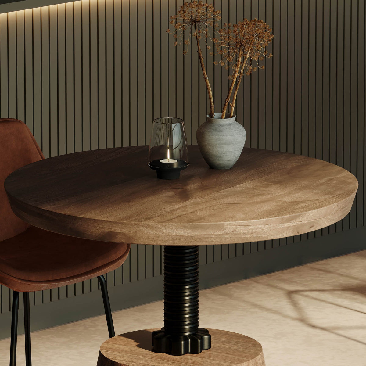 Bronx Crank Bistro Table - perfect for hallway decor | Image 16 | InSTYLE Home & Rugs