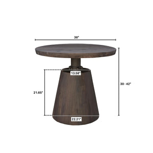 Bronx Bistro Crank Table - sleek design for modern homes | Image 5 | InSTYLE Home & Rugs