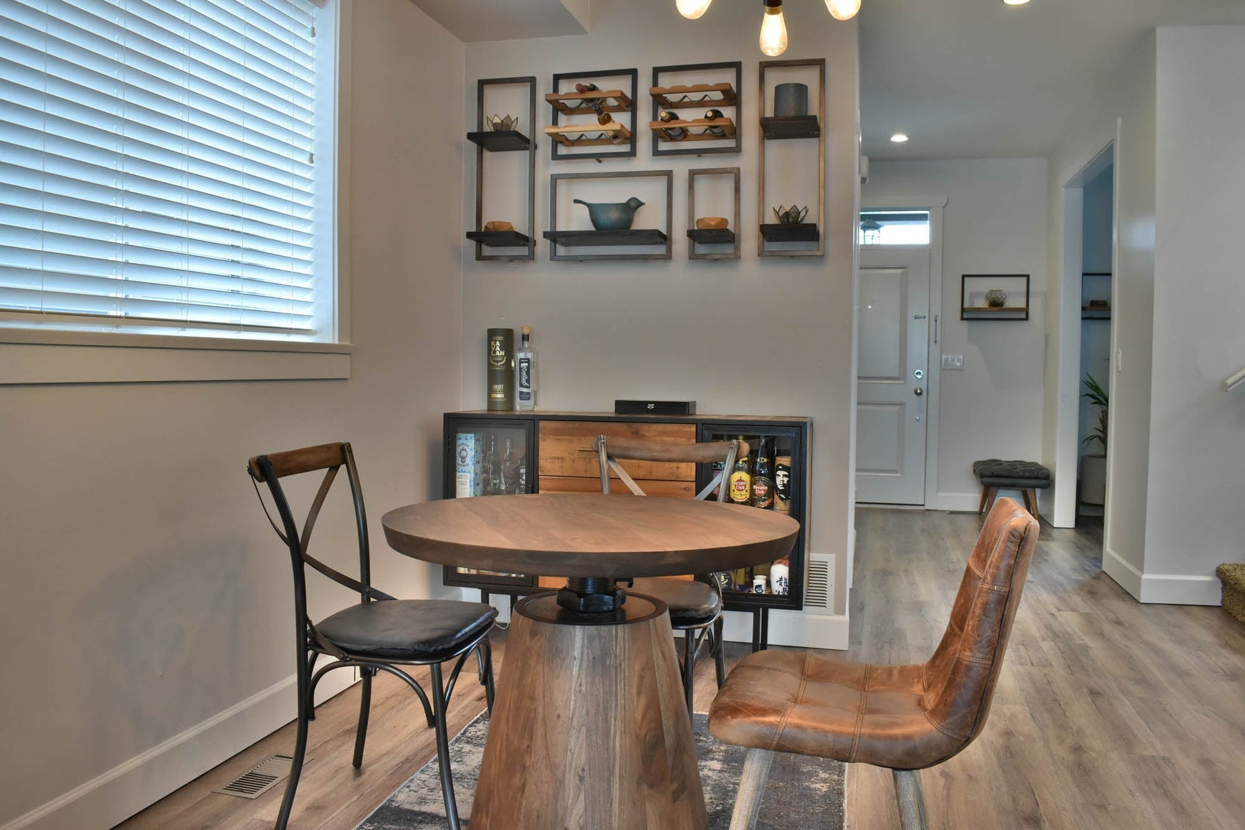 Bronx Bistro Crank Table - sleek design for modern homes | Image 4 | InSTYLE Home & Rugs