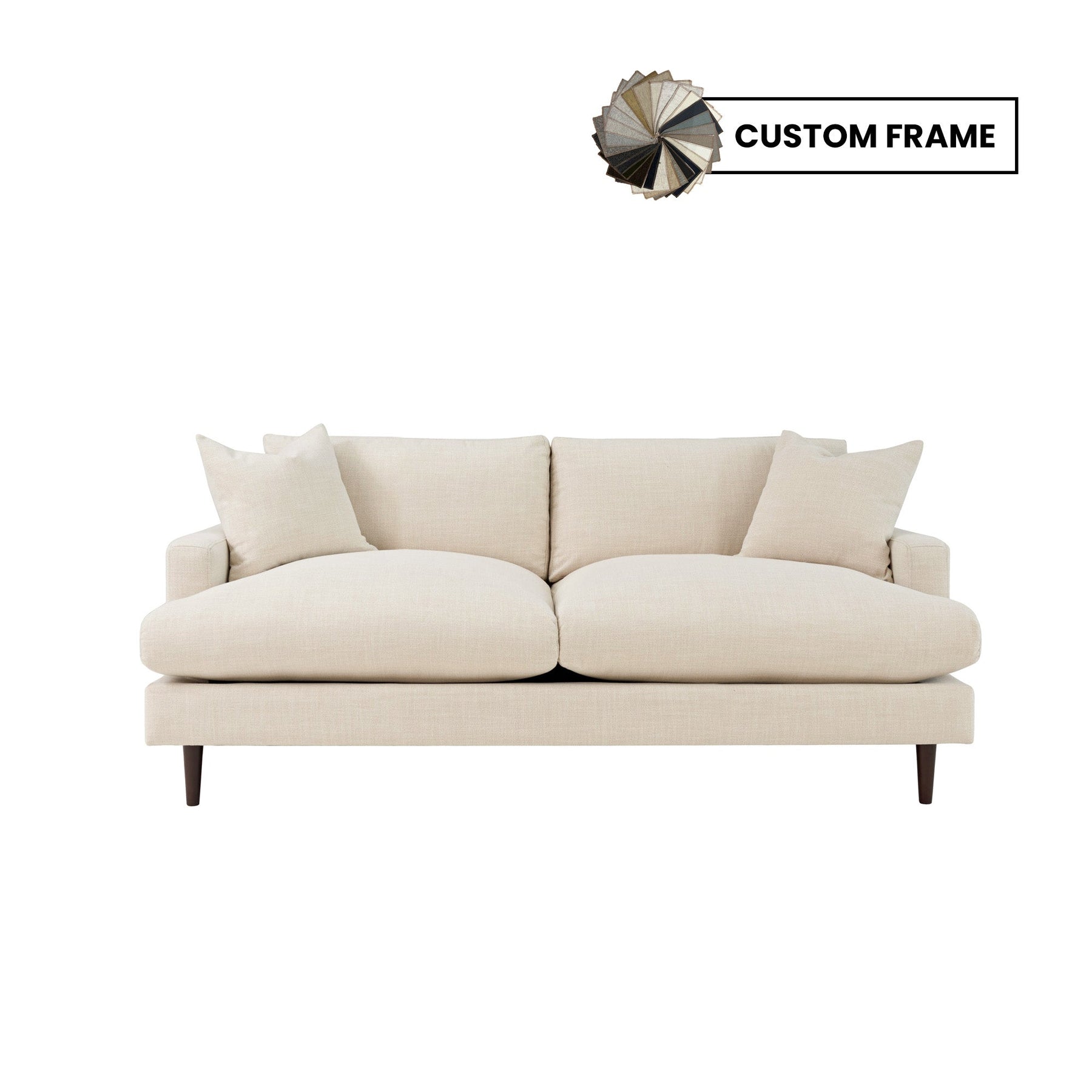 Custom Martha Apartment Sofa Frame - comfortable sofa for modern living | Image 1 | InSTYLE Home & Rugs