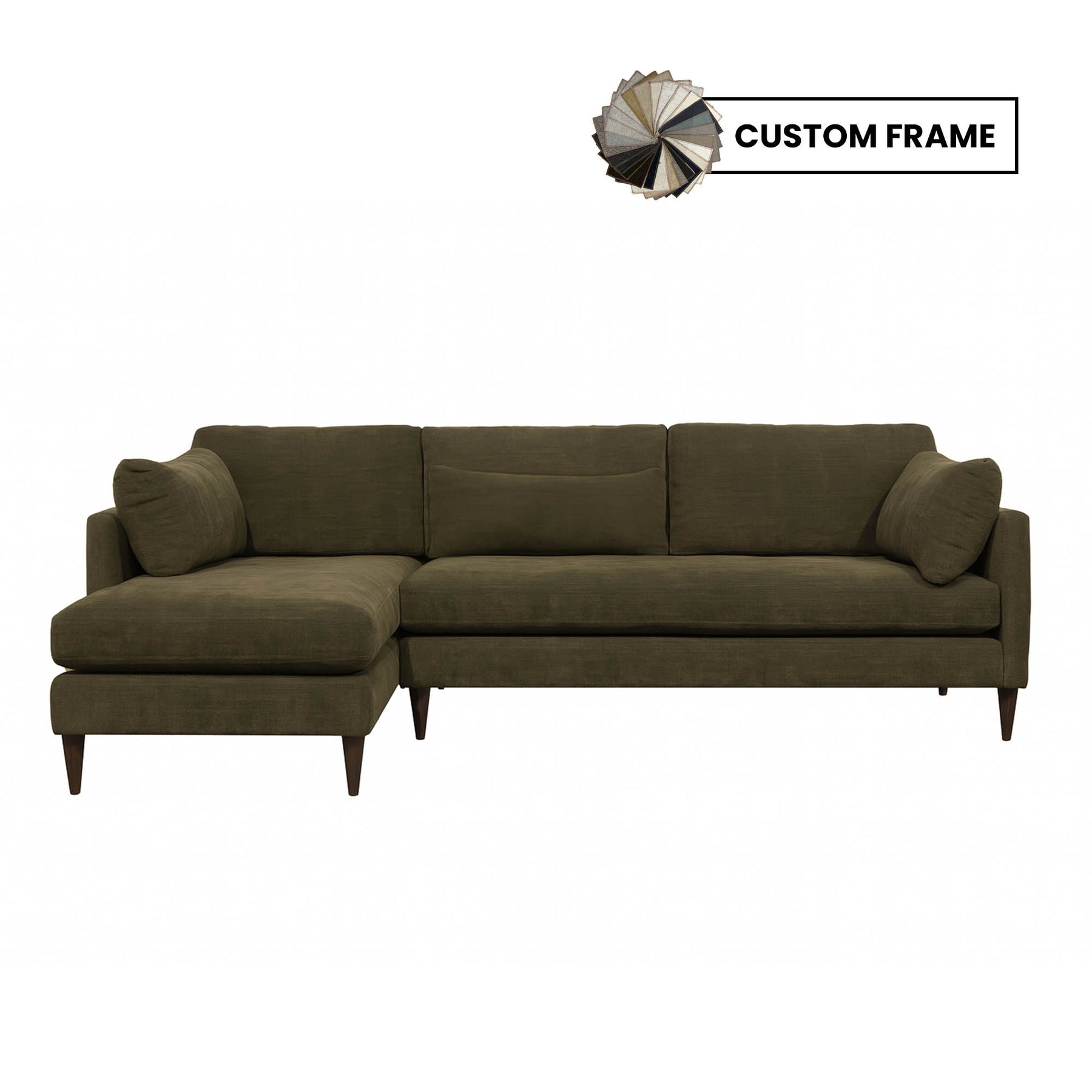Gemma Left Sectional Sofa Frame - stylish seating for your home | Image 1 | InSTYLE Home & Rugs