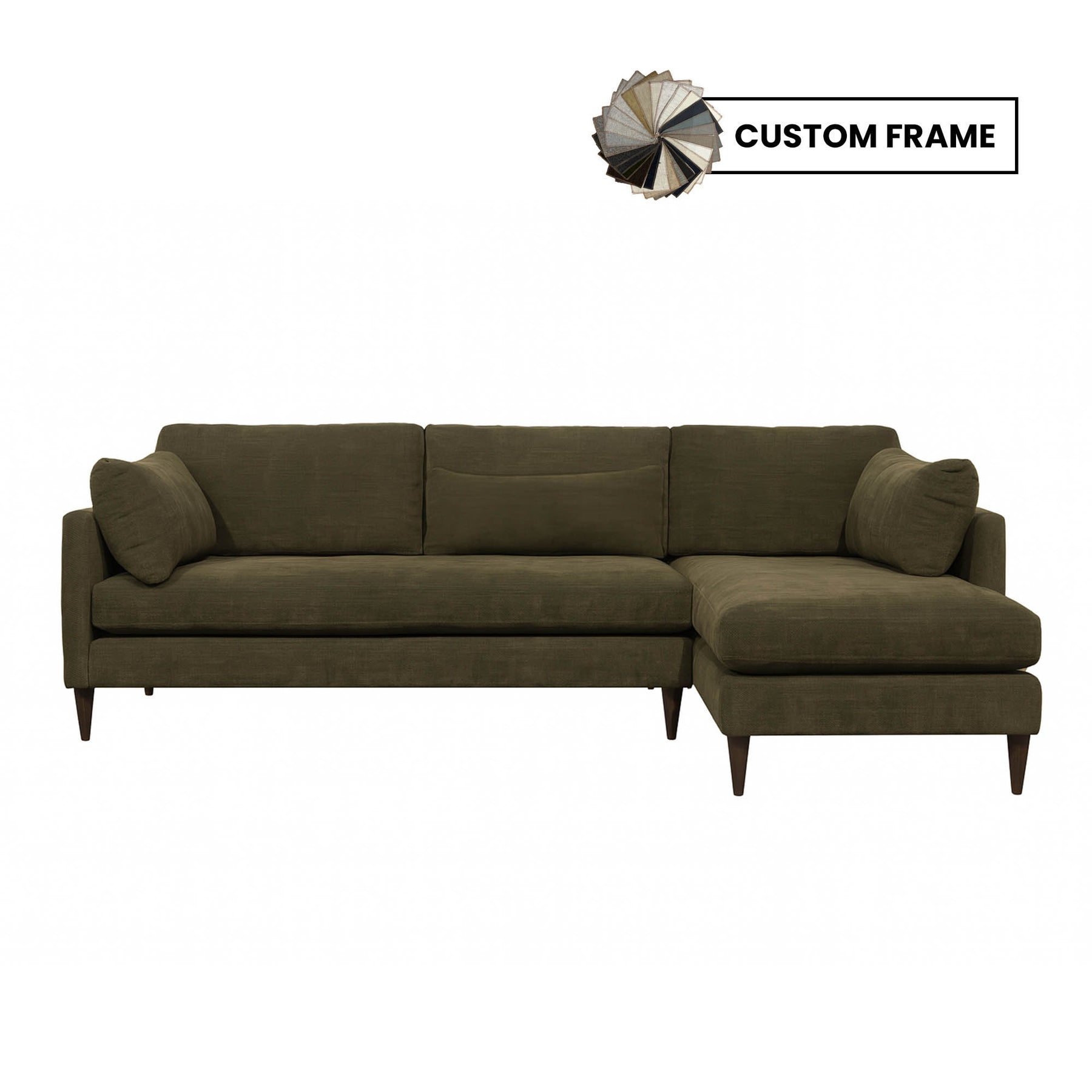 Gemma Right Sectional Sofa Frame - luxury sofa for any space | Image 1 | InSTYLE Home & Rugs