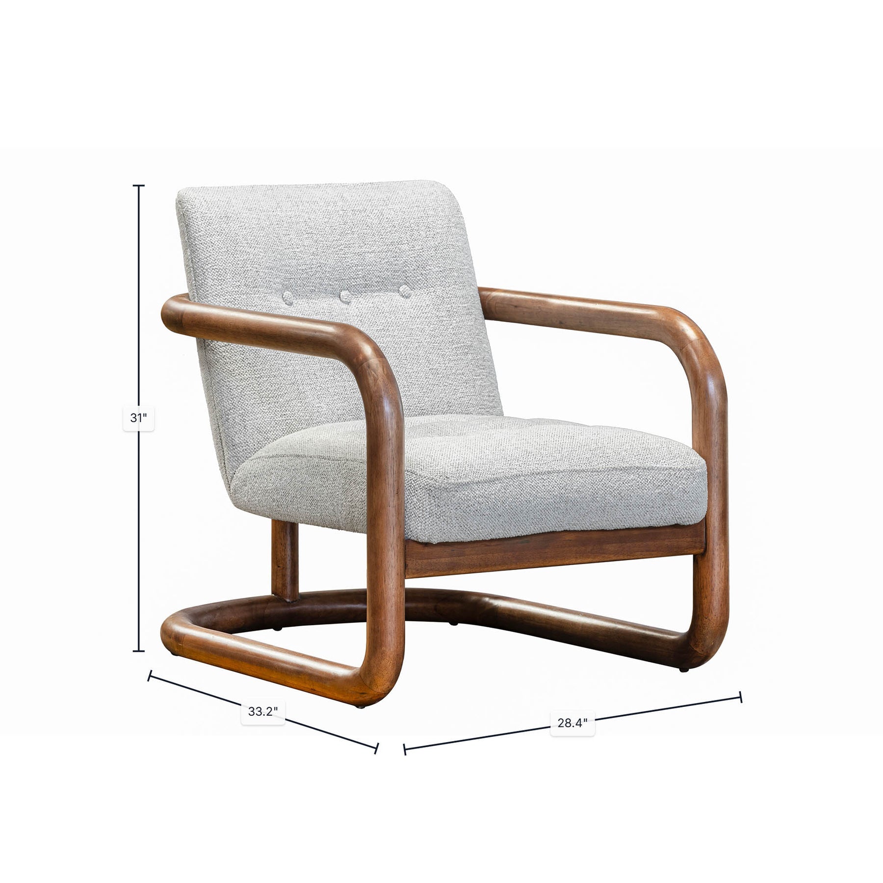 Curbside Club Chair - variety of styles from classic to contemporary | Image 3 | InSTYLE Home & Rugs