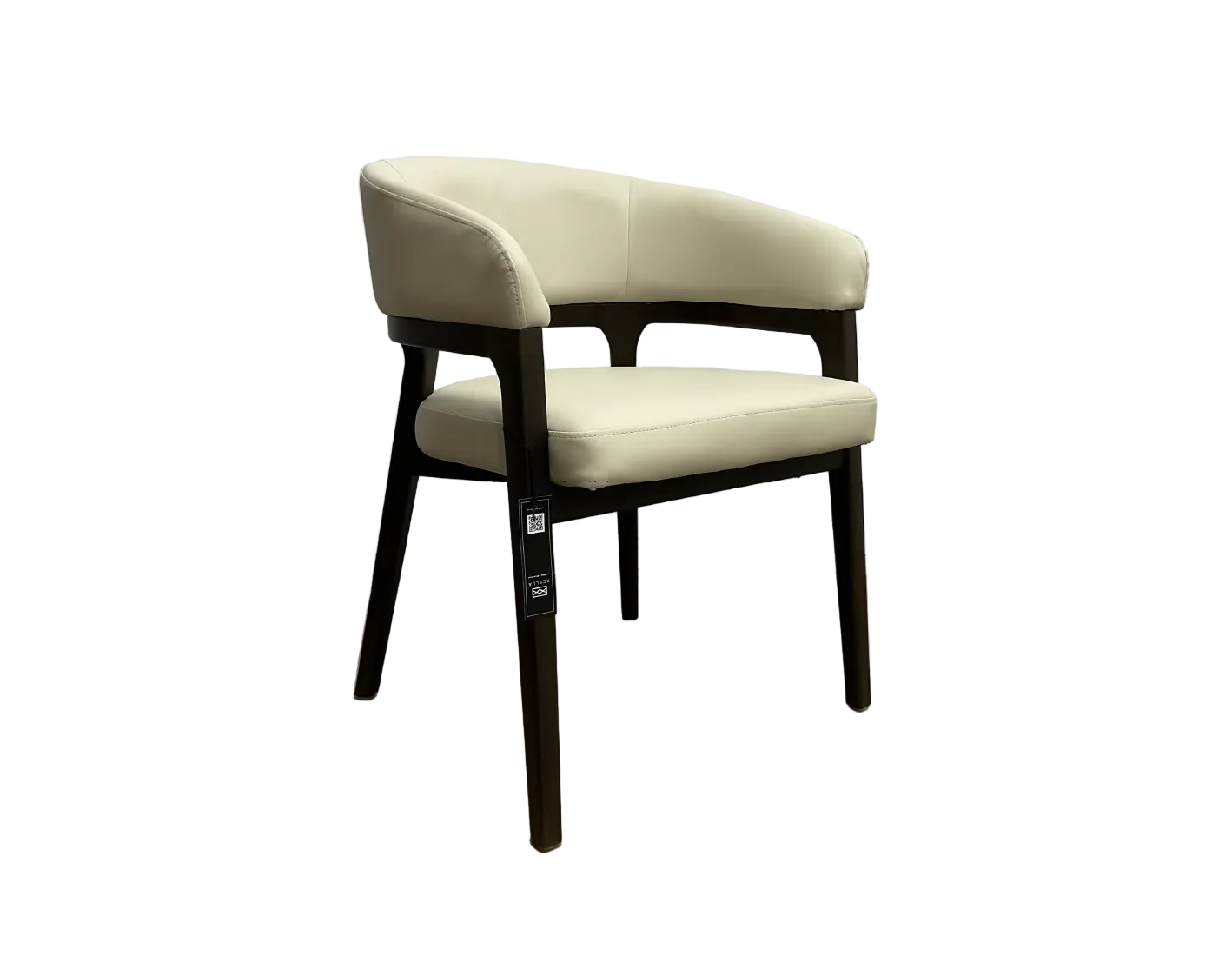 CHANLER CHAIR GY-D-2987 Aspen Taupe PU Dark walnut color finish - comfortable seating for dining and office spaces | Image 1 | InSTYLE Home & Rugs